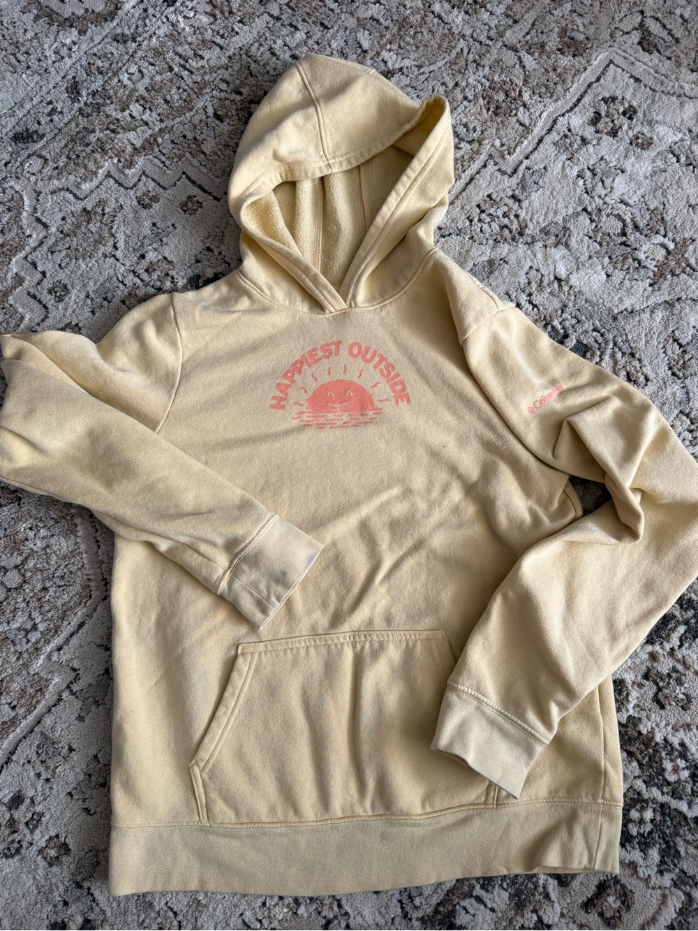 Columbia Hoodie with Pink Graphic Logo